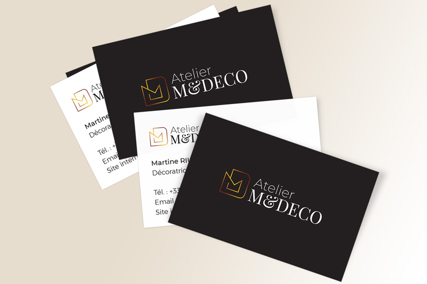 cartes de visite m et deco